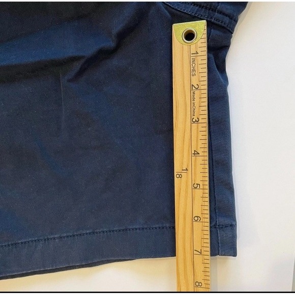 LOT OF 2 Bearbottom Stretch Shorts Mens Small 7" Inseam Chino Black Blue Pockets - Picture 13 of 13